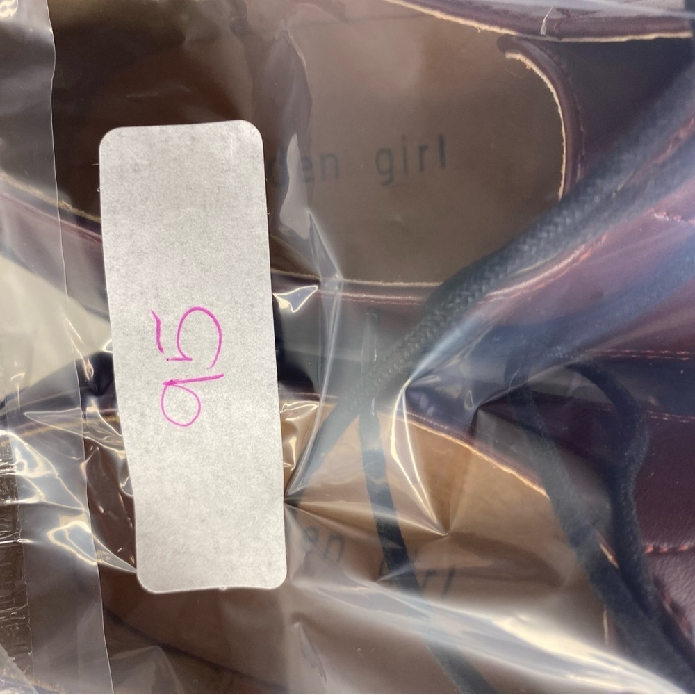 Madden Girl Written Burgundy Platform Oxford Shoes EUC Size 7.5 Goth Grunge - Picture 15 of 15